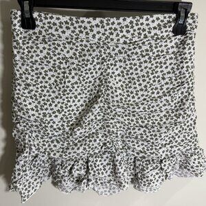 Pacsun LA Hearts Floral Textured Skirt